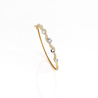 14 Ayar Altın Kelepçe Bilezik 14KLPC14 - Altınaşkı