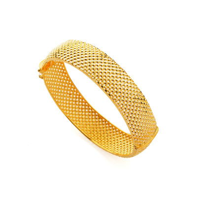 14 Ayar Altın Kelepçe Bilezik 14KLPC70 - Altınaşkı