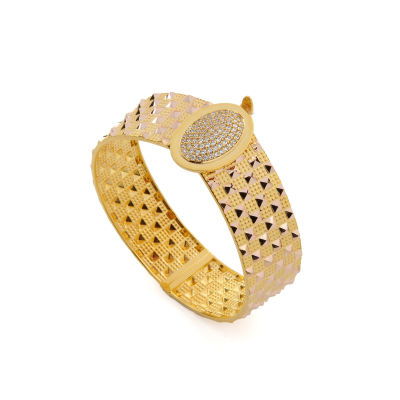 14 Ayar Altın Kelepçe Bilezik 14KLPC94 - Altınaşkı