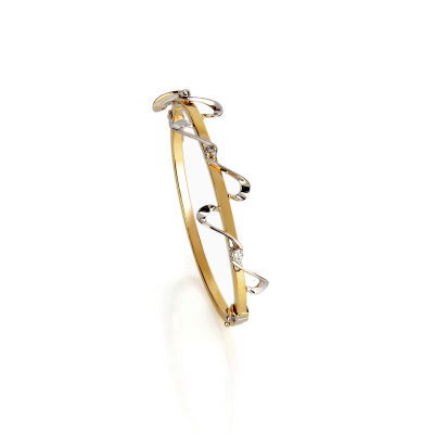 14 Ayar Altın Kelepçe Bilezik 14KLPC4 - Altınaşkı