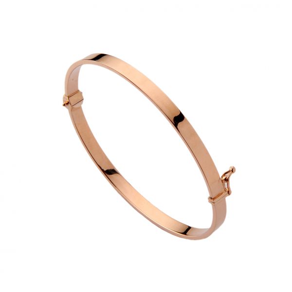 14 Ayar Rose Altın Kelepçe Bilezik 14KLPC120 - Altınaşkı