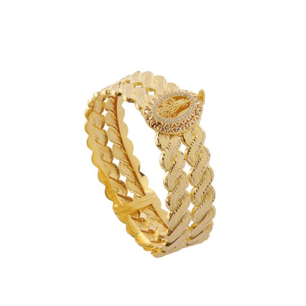 14 Ayar Tuğralı Altın Bilezik 14KLPC111 - Altınaşkı