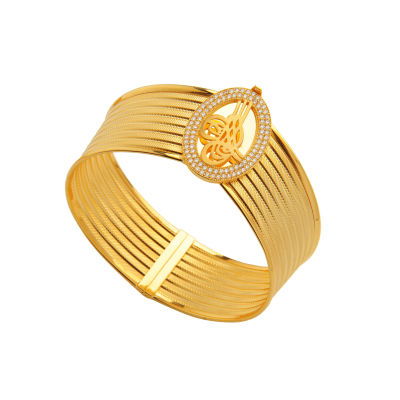 14 Ayar Tuğralı Altın Bilezik 14KLPC43 - Altınaşkı