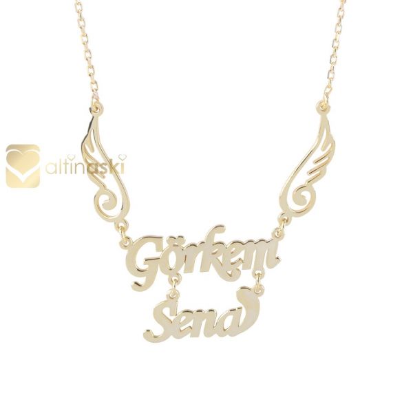 2 İsimli Altın Kolye FYA120 - Altınaşkı