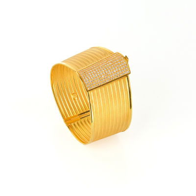 22 Ayar Altın Kelepçe Bilezik 22KLPC2 - Altınaşkı