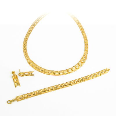 22 Ayar Altın Taşsız Düğün Takı Seti 22SET4 - Altınaşkı