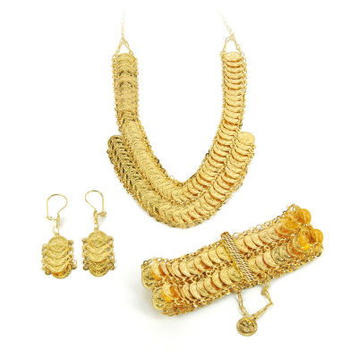 22 Ayar Altın Tuğralı Düğün Takı Seti 22SET5 - Altınaşkı