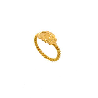 22 Ayar Altın Yüzük 22YZK56 - Altınaşkı