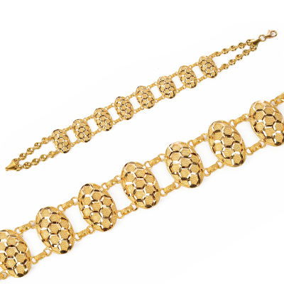 22 Ayar Taşsız Altın Bileklik 22KNY20 - Altınaşkı