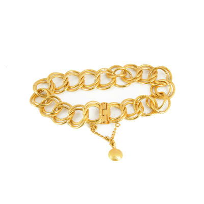 22 Ayar Taşsız Altın Bileklik 22KNY6 - Altınaşkı