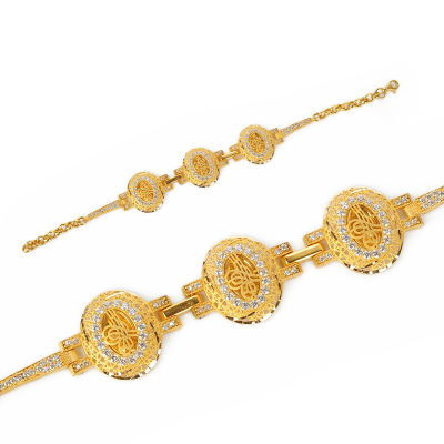 22 Ayar Tuğralı Altın Bileklik 22KNY18 - Altınaşkı