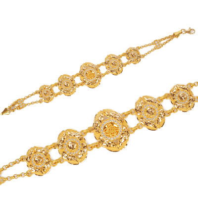 22 Ayar Tuğralı Altın Bileklik 22KNY21 - Altınaşkı