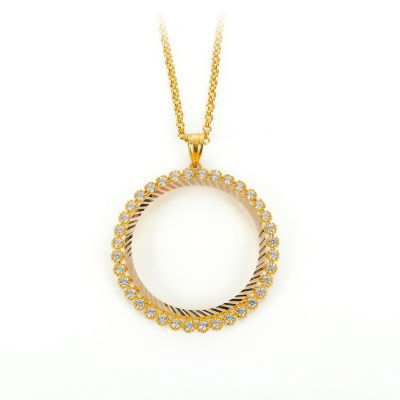 2,5´luk Altın Çerçeve Kolye 14CRCV6 - Altınaşkı