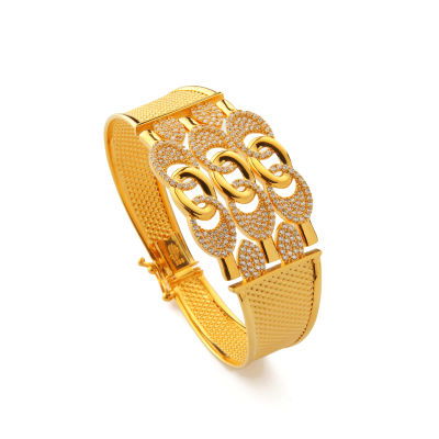 8 Ayar Altın Kelepçe Bilezik 8KLPC018 - Altınaşkı