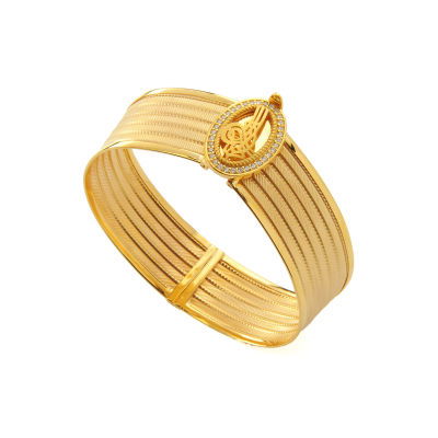 8 Ayar Altın Kelepçe Bilezik 8KLPC020 - Altınaşkı