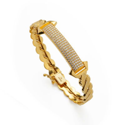 8 Ayar Altın Kelepçe Bilezik 8KLPC022 - Altınaşkı