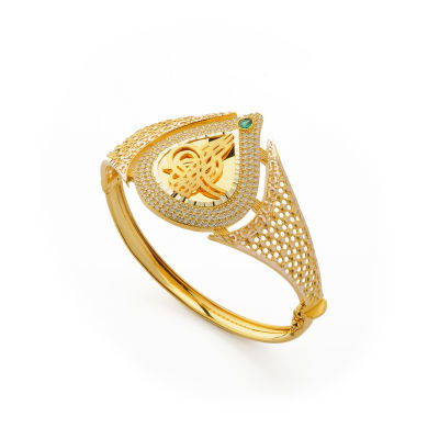 8 Ayar Altın Kelepçe Bilezik 8KLPC026 - Altınaşkı