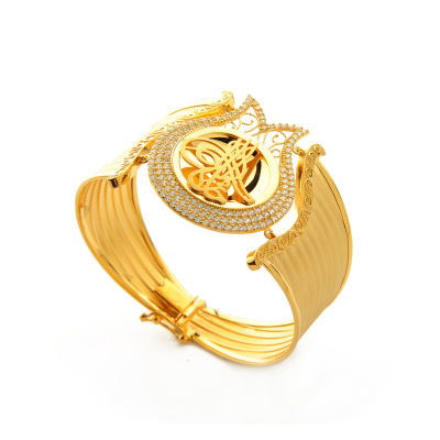 8 Ayar Altın Kelepçe Bilezik 8KLPC036 - Altınaşkı