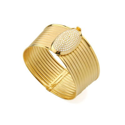 8 Ayar Altın Kelepçe Bilezik 8KLPC051 - Altınaşkı