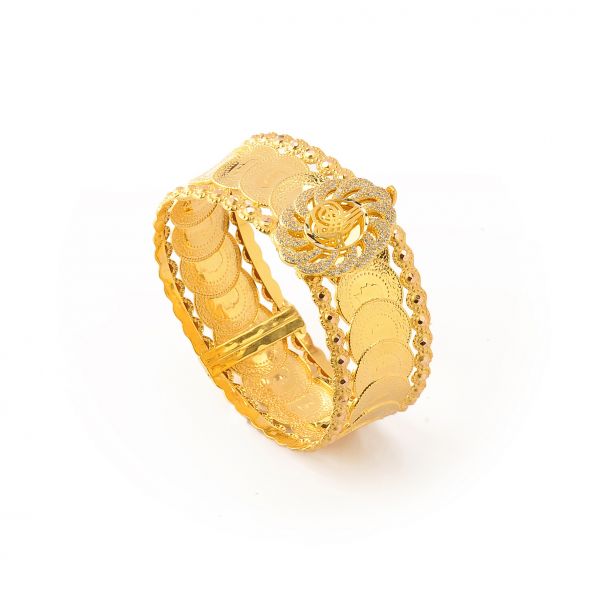 8 Ayar Altın Kelepçe Bilezik 8KLPC089 - Altınaşkı