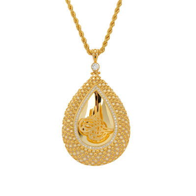 8 Ayar Altın Tuğralı Kolye 8KLY27 - Altınaşkı