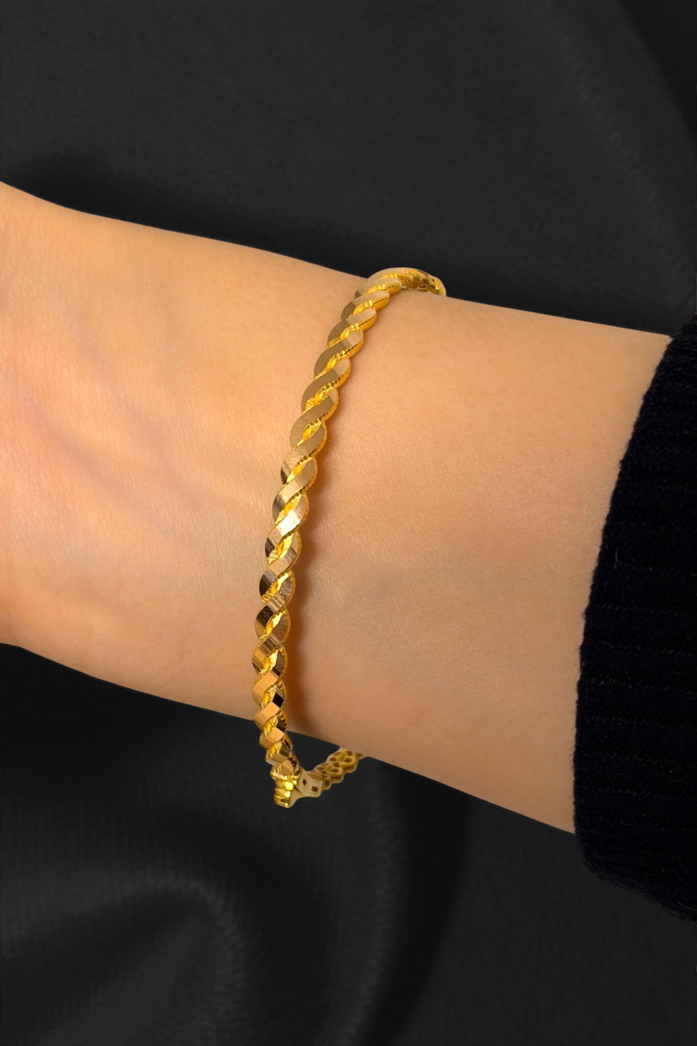 Ajda Burma Altın Bilezik 8KLPC146 - 2