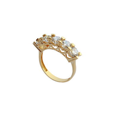 Altın Beştaş Yüzük 14YZ800 - Altınaşkı