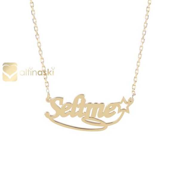 Altın İsimli Kolye FYA108 - Altınaşkı