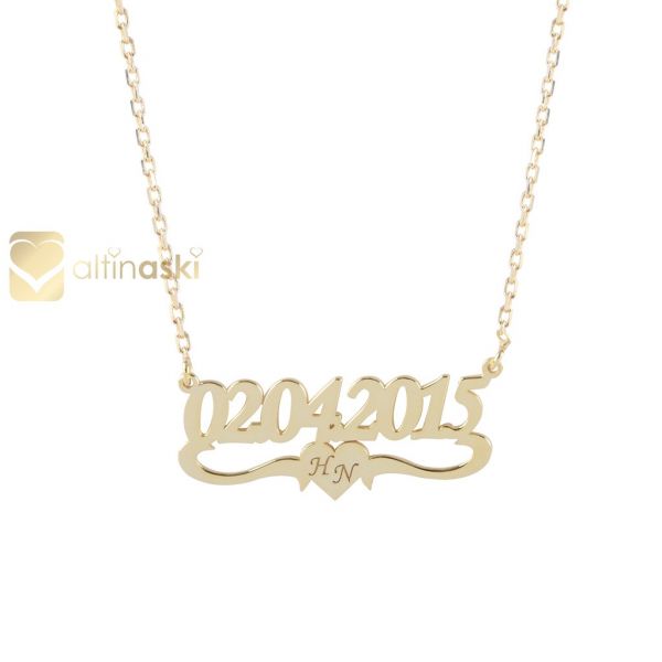 Altın İsimli Kolye FYA110 - Altınaşkı