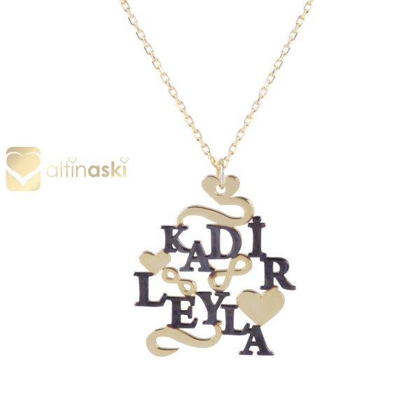 Altın İsimli Kolye FYA142 - Altınaşkı