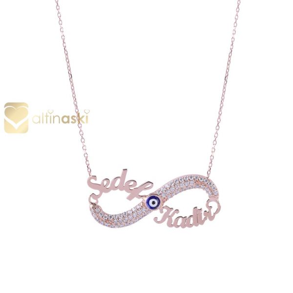 Altın İsimli Sonsuzluk Kolye FYA122 - Altınaşkı