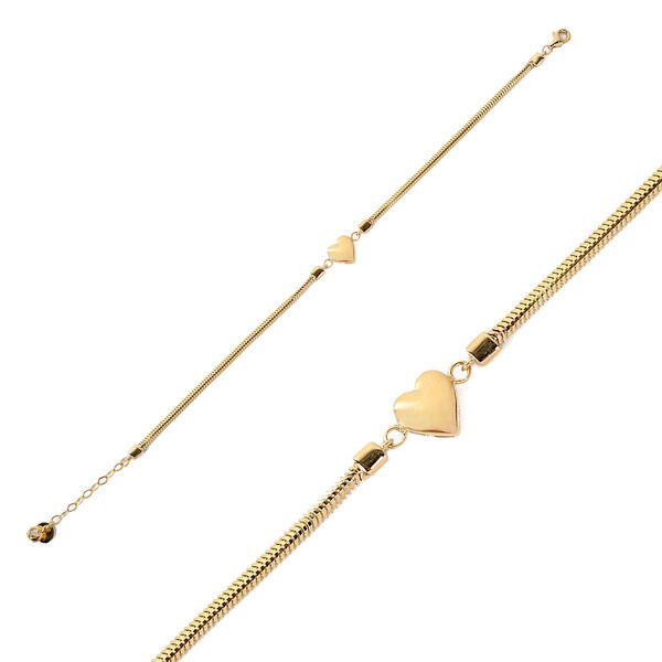 Altın Kalpli Bileklik 14KNY923 - Altınaşkı