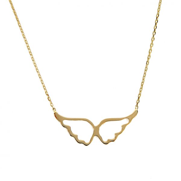 Altın Melek Kolye 14KLY989 - Altınaşkı