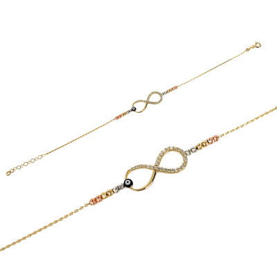 Altın Sonsuzluk Bileklik 14KNY348 - Altınaşkı