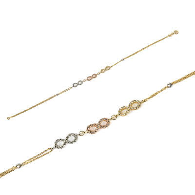 Altın Sonsuzluk Bileklik 14KNY355 - Altınaşkı