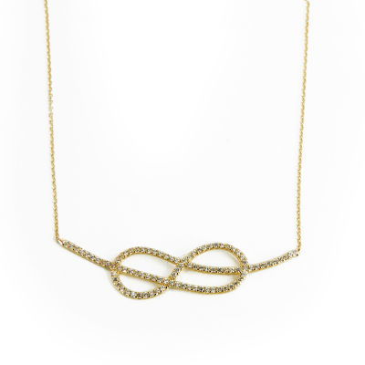 Altın Sonsuzluk Kolye 14KLY161 - Altınaşkı