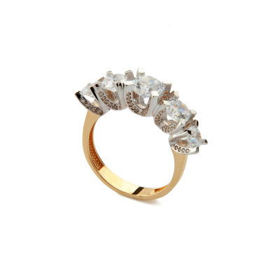 Altın Swarovski Beştaş Yüzük 14YZ1086 - Altınaşkı