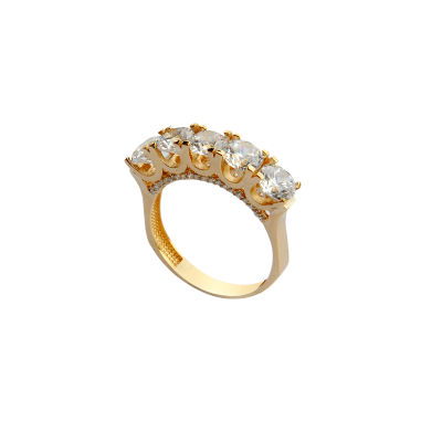 Altın Swarovski Beştaş Yüzük 14YZ797 - Altınaşkı