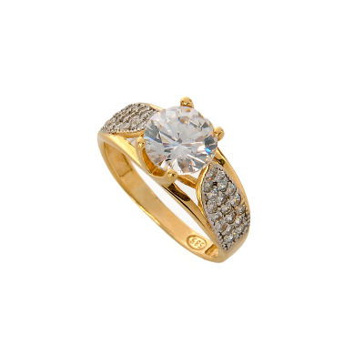 Altın Tektaş Yüzük 14YZ10 - Altınaşkı