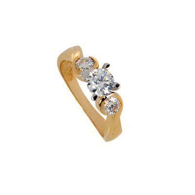 Altın Tektaş Yüzük 14YZ16 - Altınaşkı