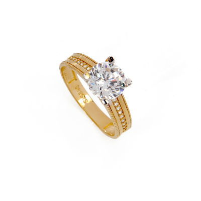 Altın Tektaş Yüzük 14YZ17 - Altınaşkı