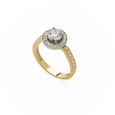 Altın Tektaş Yüzük 14YZ173 - Altınaşkı