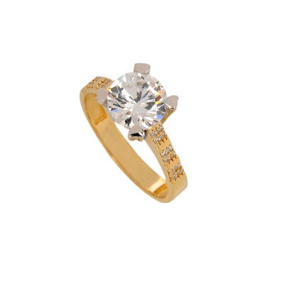 Altın Tektaş Yüzük 14YZ18 - Altınaşkı