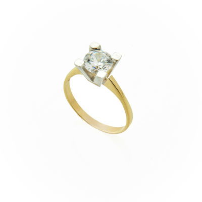 Altın Tektaş Yüzük 14YZ188 - Altınaşkı