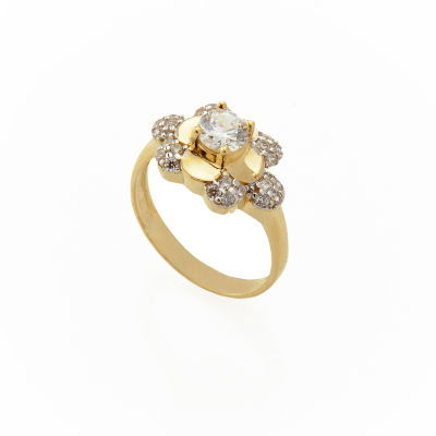 Altın Tektaş Yüzük 14YZ199 - Altınaşkı