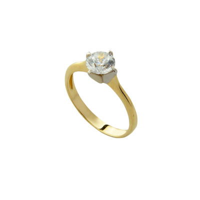 Altın Tektaş Yüzük 14YZ202 - Altınaşkı