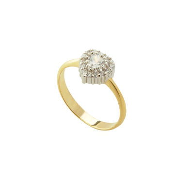 Altın Tektaş Yüzük 14YZ208 - Altınaşkı