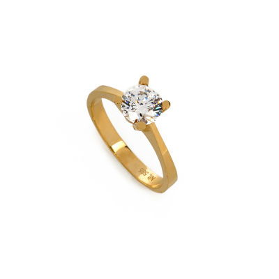 Altın Tektaş Yüzük 14YZ24 - Altınaşkı