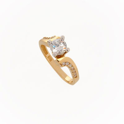 Altın Tektaş Yüzük 14YZ30 - Altınaşkı