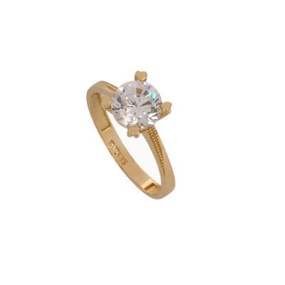 Altın Tektaş Yüzük 14YZ31 - Altınaşkı